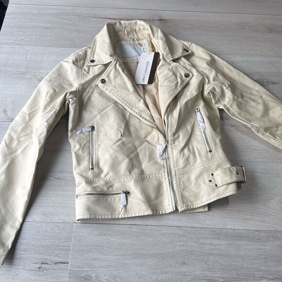 DIMY
JAQUETA LEATHER JACKET CREAM SMALL NWT - Picture 3 of 6
